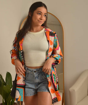 Parka Estampado Natasha