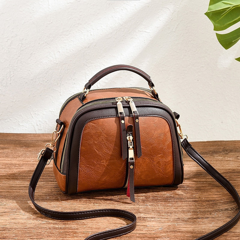 Bolsa Feminina De Couro Bela Woman