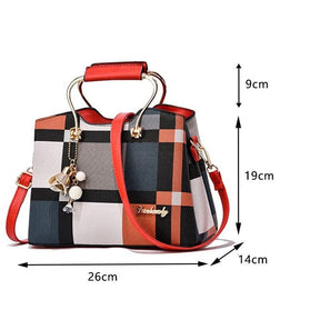 Bolsa Lattice de Couro