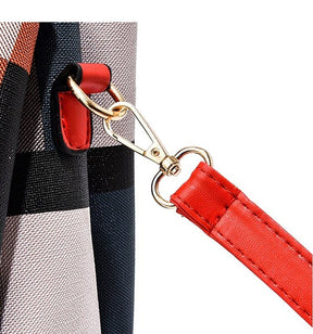 Bolsa Lattice de Couro