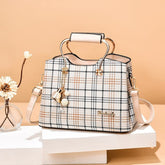 Bolsa Lattice de Couro