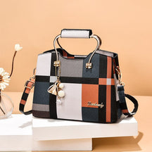 Bolsa Lattice de Couro