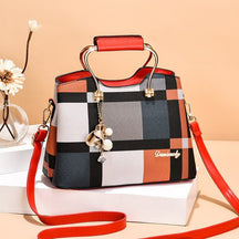 Bolsa Lattice de Couro